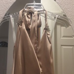 Jessica McClintock gold dress sz 6